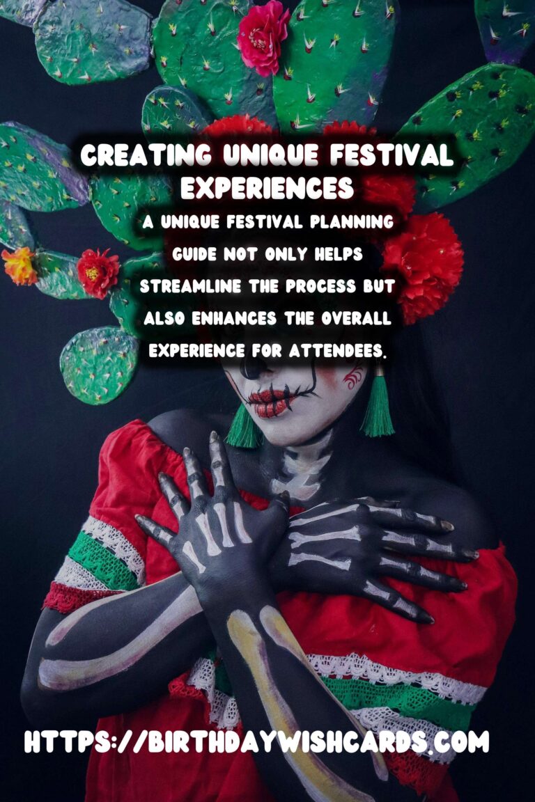 How to Create Unique Festival Planning Guides