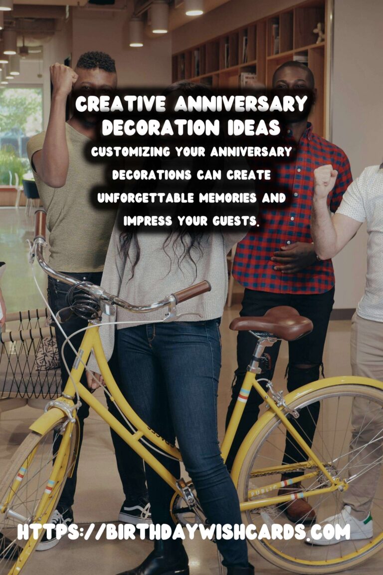How to Customize Anniversary Decoration Ideas That Will Wow Your Guests