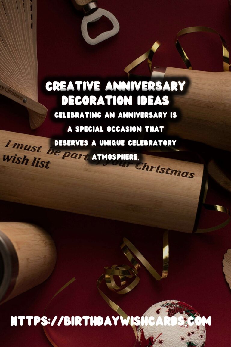 How to Customize Anniversary Decoration Ideas That Will Wow Your Guests