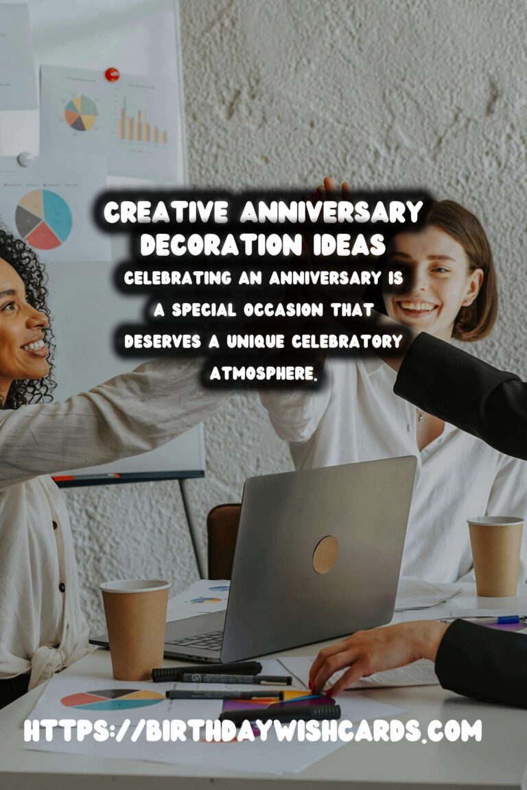 How to Customize Anniversary Decoration Ideas That Will Wow Your Guests