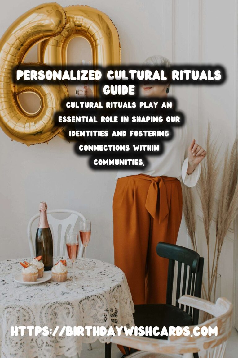 How to Customize Cultural Ritual Guides That Make Lasting Memories