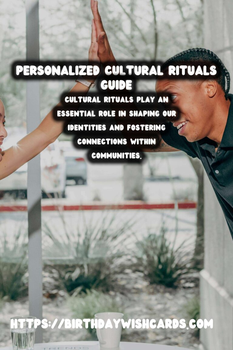 How to Customize Cultural Ritual Guides That Make Lasting Memories