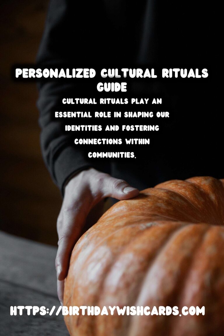 How to Customize Cultural Ritual Guides That Make Lasting Memories