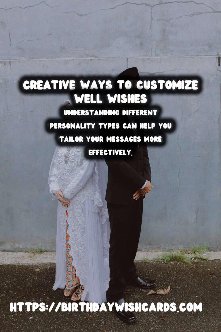 How to Customize Well Wishes For Every Personality