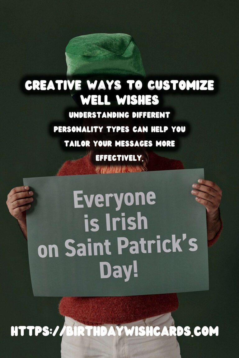 How to Customize Well Wishes For Every Personality