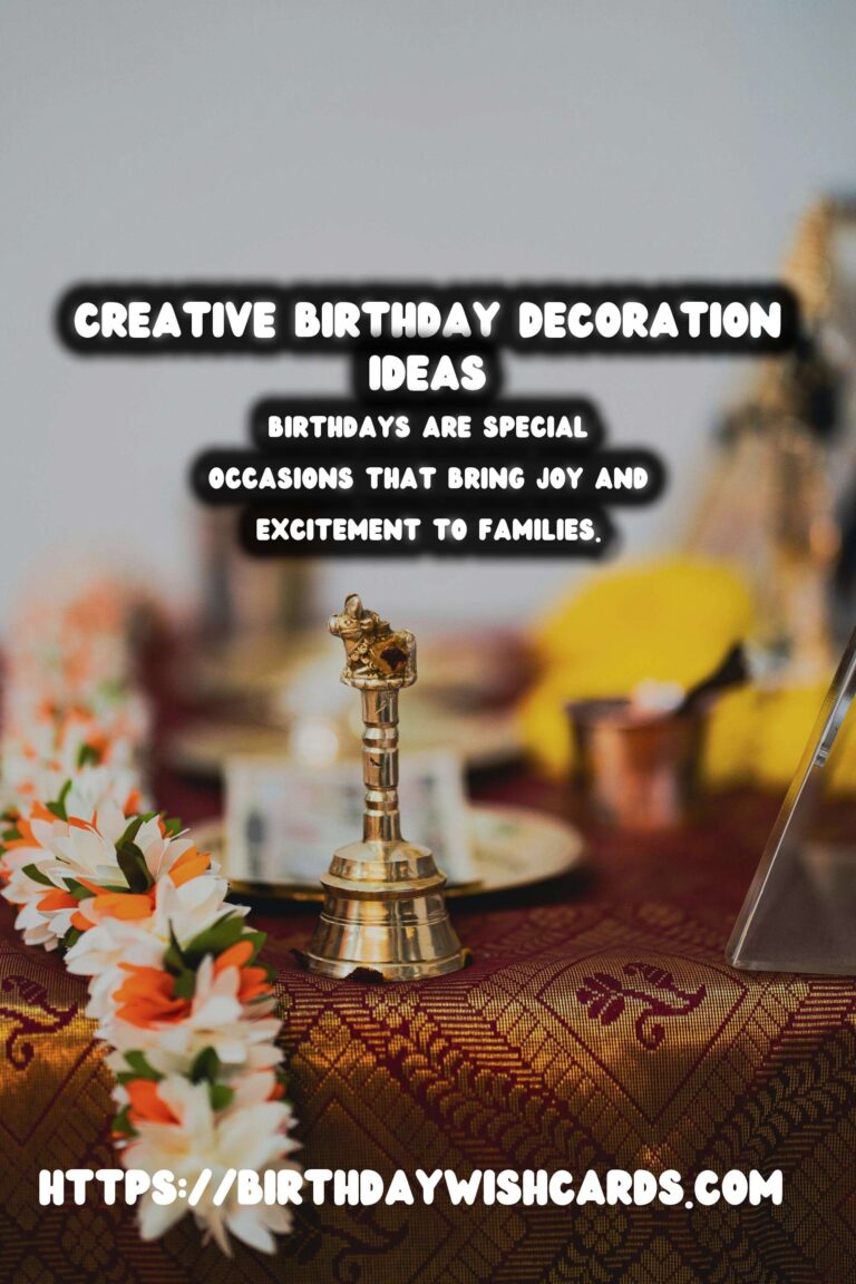 How to Design Birthday Decorations for the Whole Family