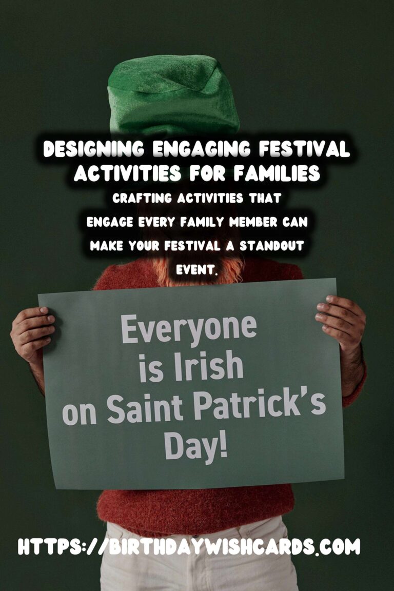 How to Design Festival Activities for Families for the Whole Family