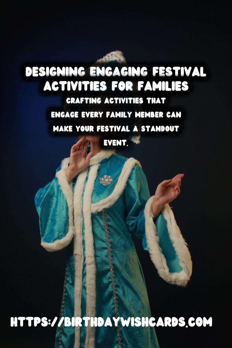 How to Design Festival Activities for Families for the Whole Family