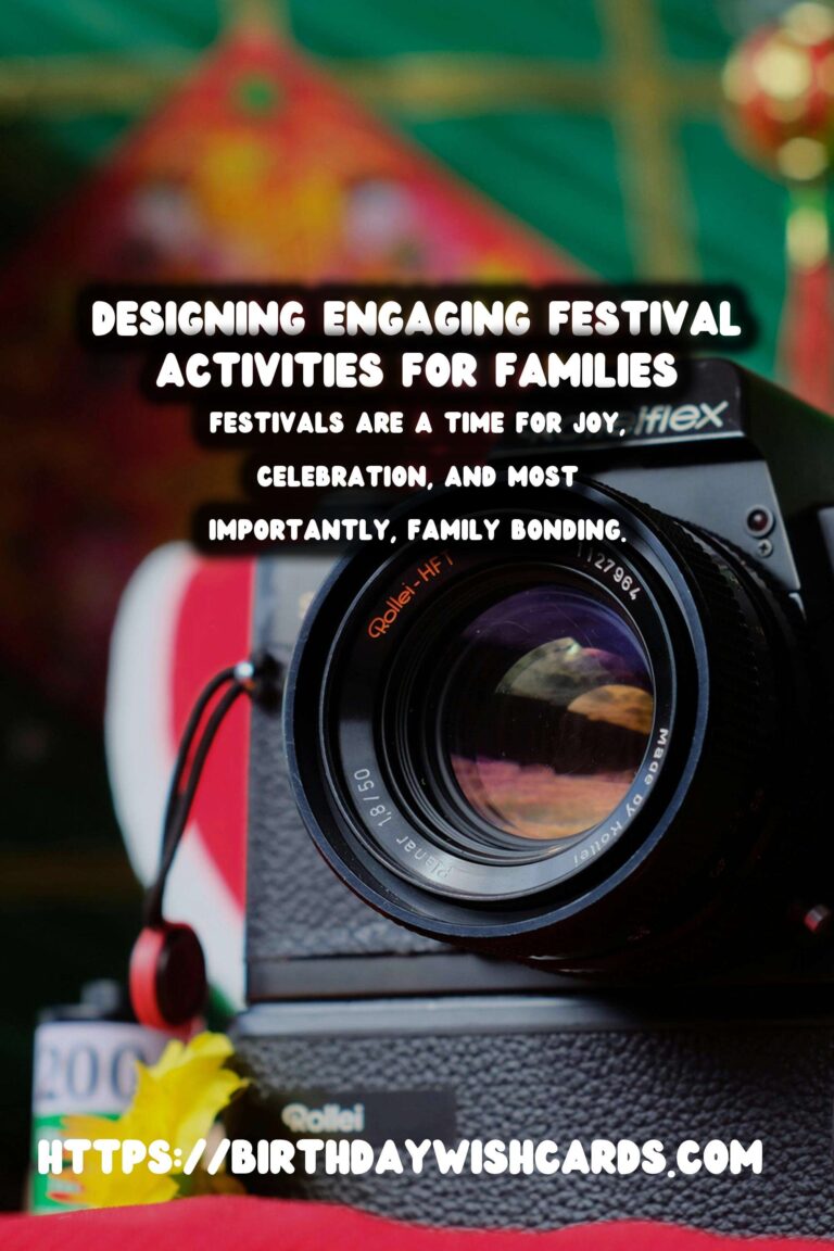 How to Design Festival Activities for Families for the Whole Family