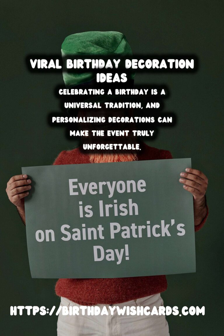 How to Personalize Birthday Decorations That Go Viral