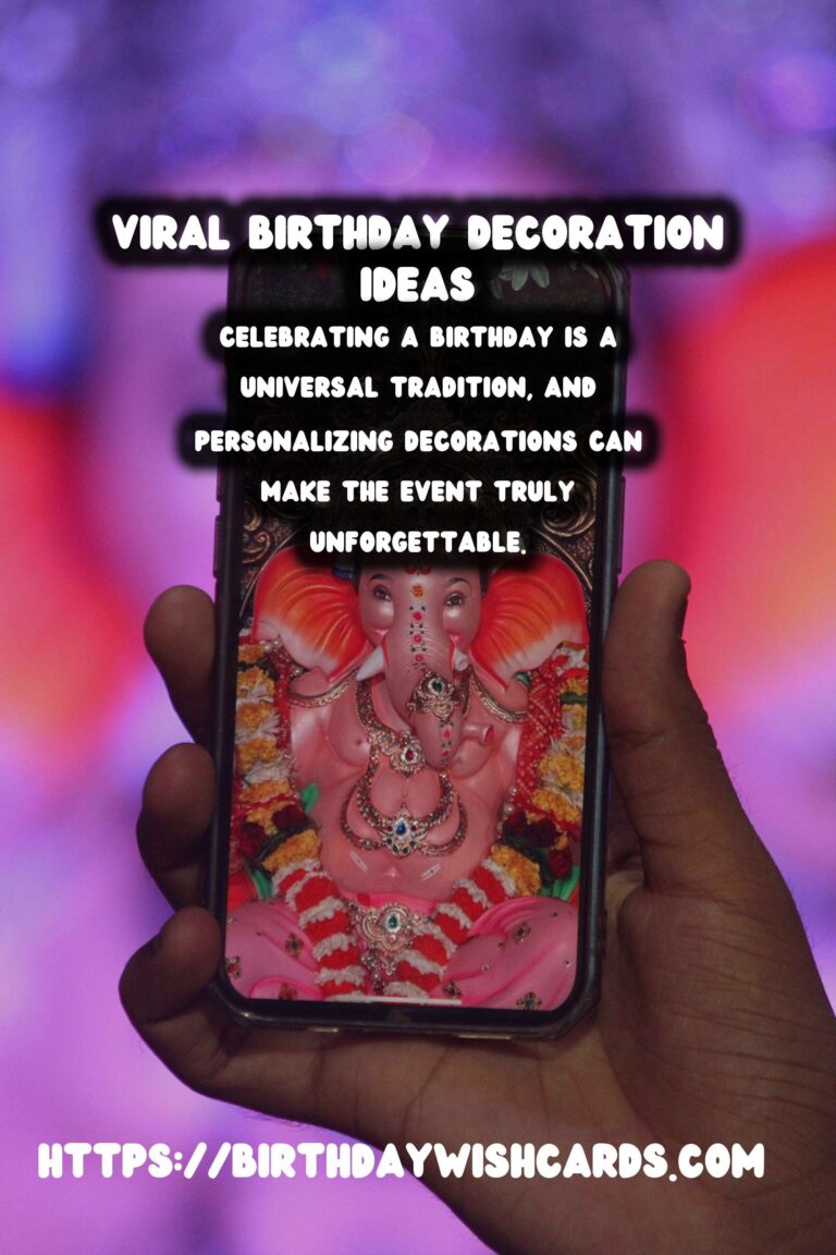 How to Personalize Birthday Decorations That Go Viral