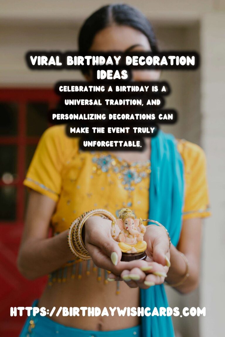 How to Personalize Birthday Decorations That Go Viral