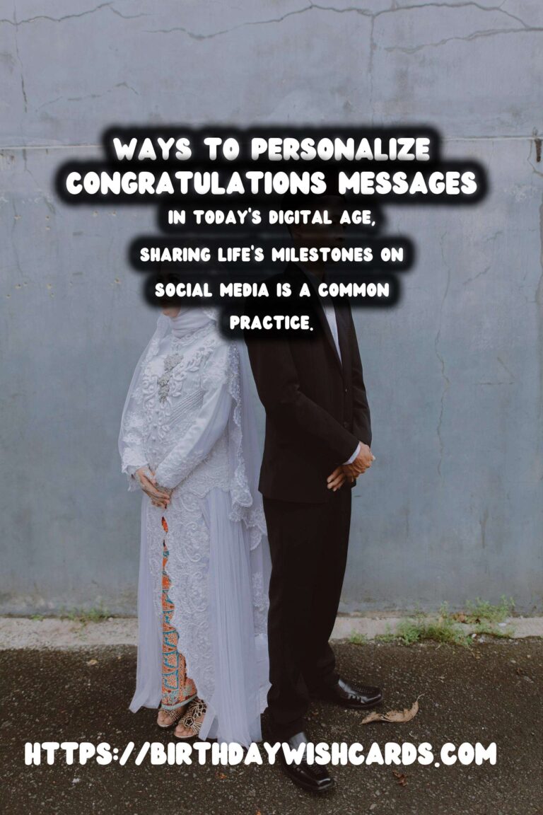 How to Personalize Congratulations Messages For Social Media