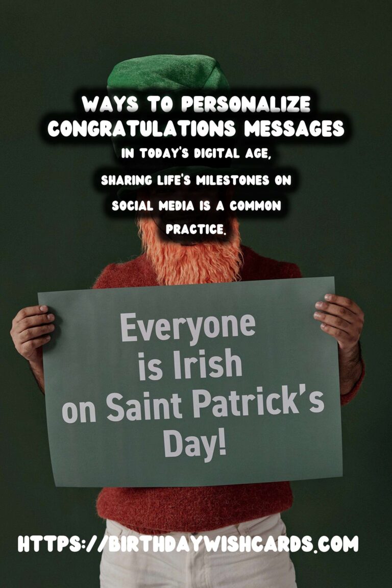 How to Personalize Congratulations Messages For Social Media