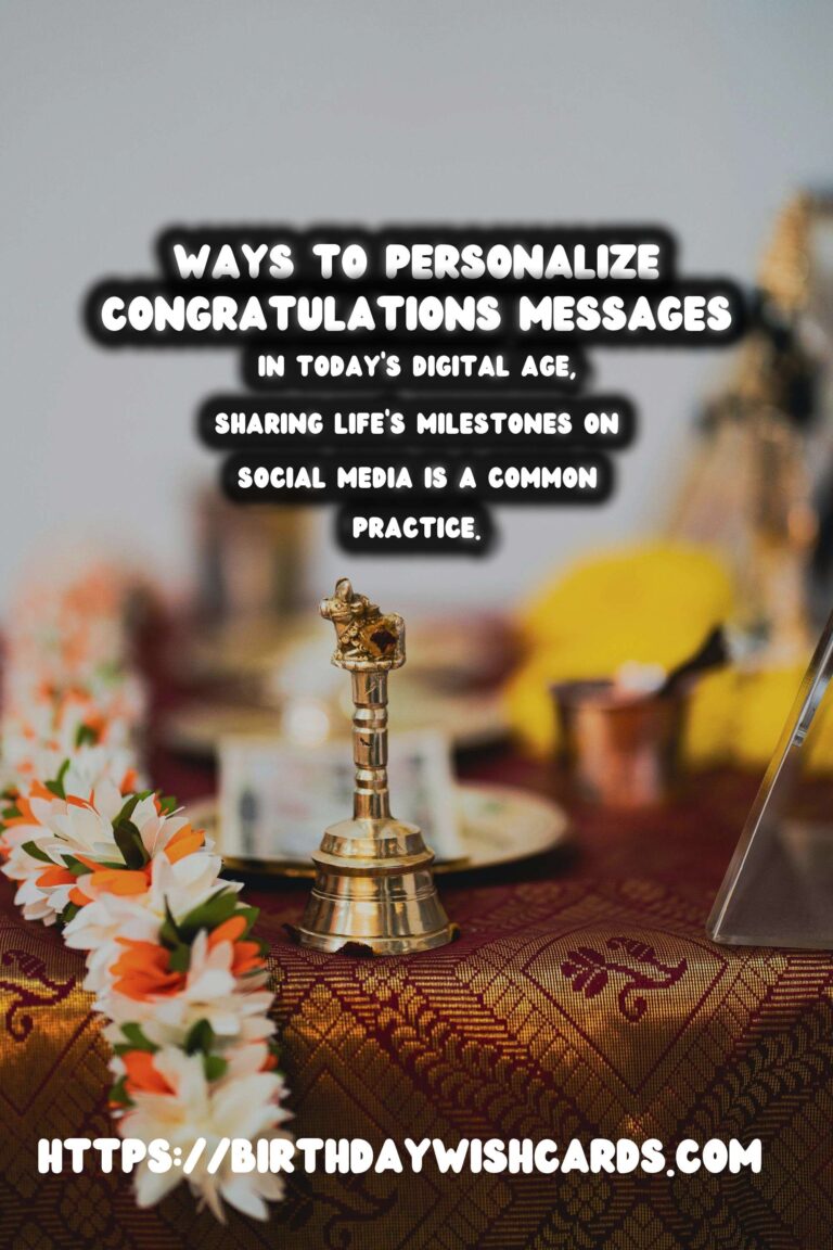 How to Personalize Congratulations Messages For Social Media