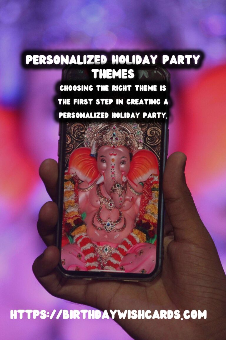 How to Personalize Holiday Party Themes For Lasting Impressions