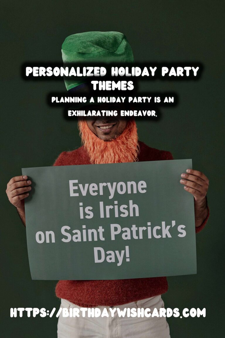 How to Personalize Holiday Party Themes For Lasting Impressions