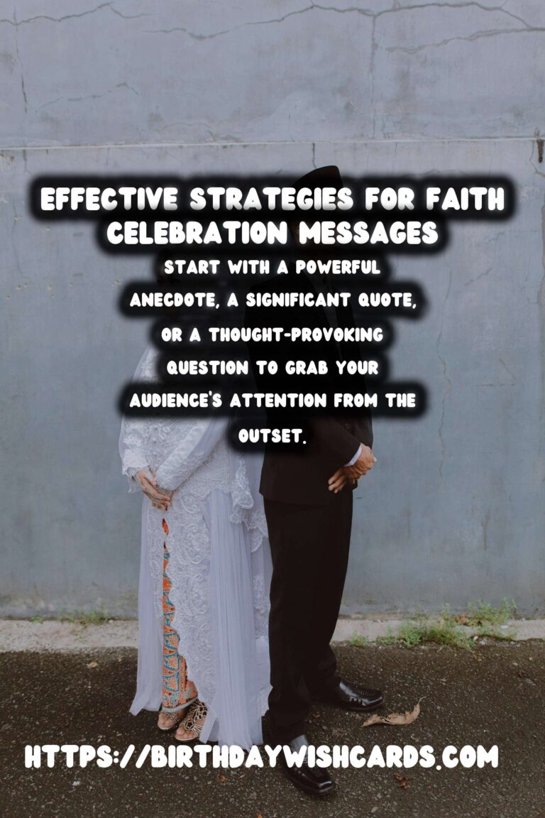 How to Plan Faith Celebration Messages For Lasting Impressions