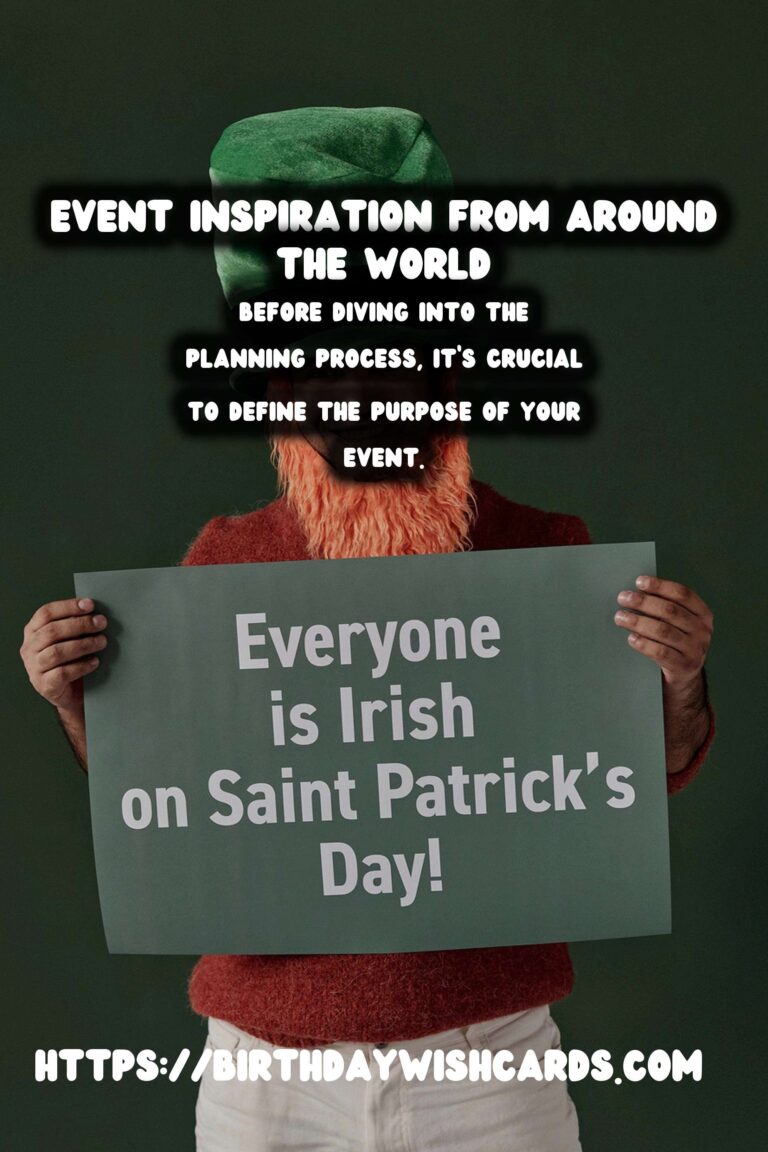 How to Plan Global Event Inspiration to Make Your Day Special