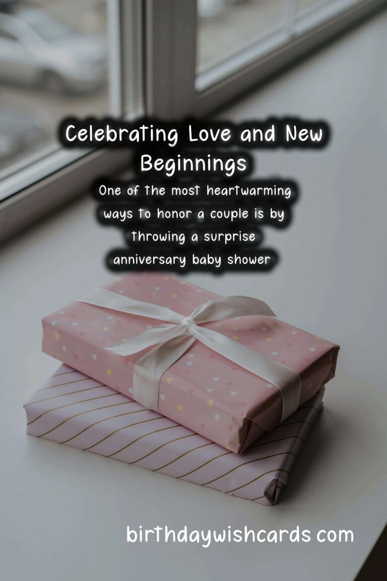 How to Plan a Surprise Anniversary Baby Shower