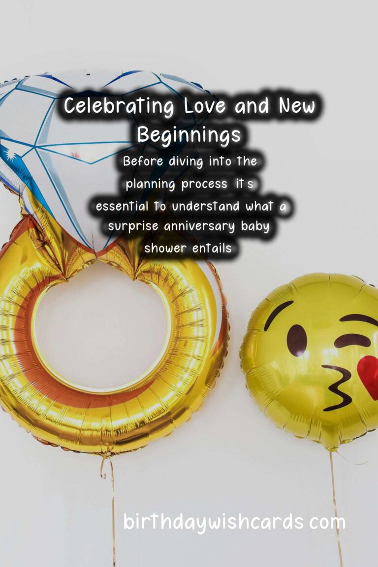 How to Plan a Surprise Anniversary Baby Shower