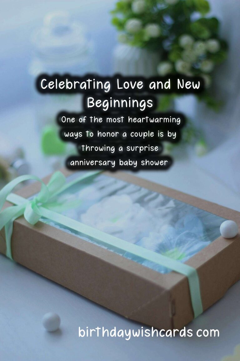 How to Plan a Surprise Anniversary Baby Shower