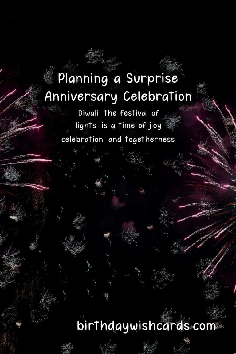 How to Plan a Surprise Anniversary for Diwali