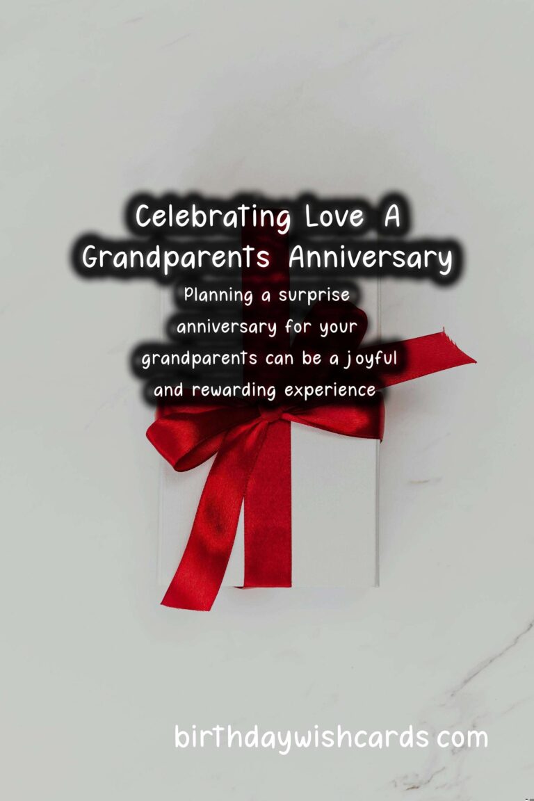 How to Plan a Surprise Anniversary for Grandparents