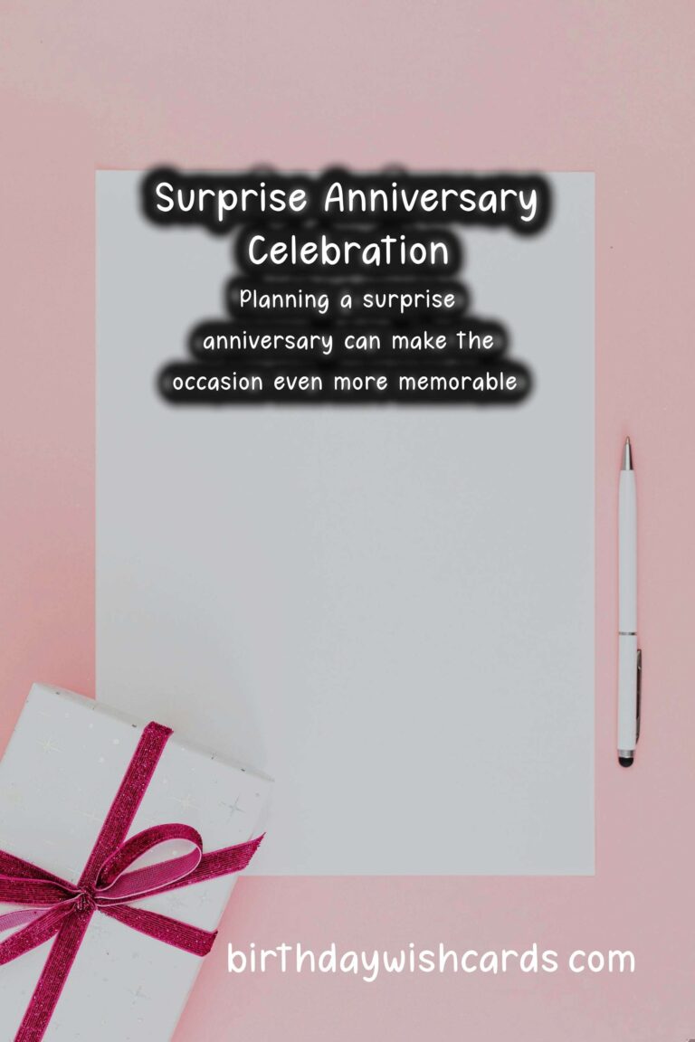 How to Plan a Surprise Anniversary for Lovers