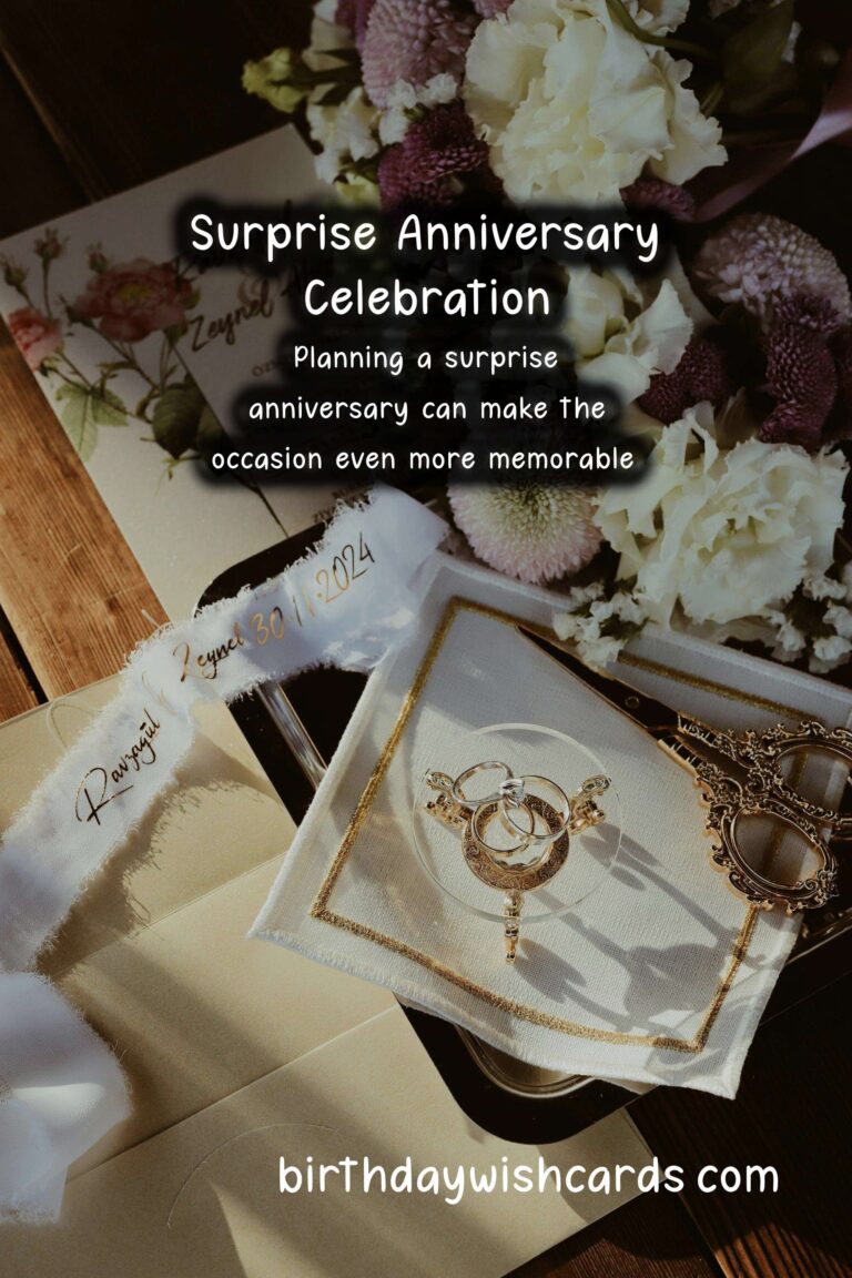 How to Plan a Surprise Anniversary for Lovers
