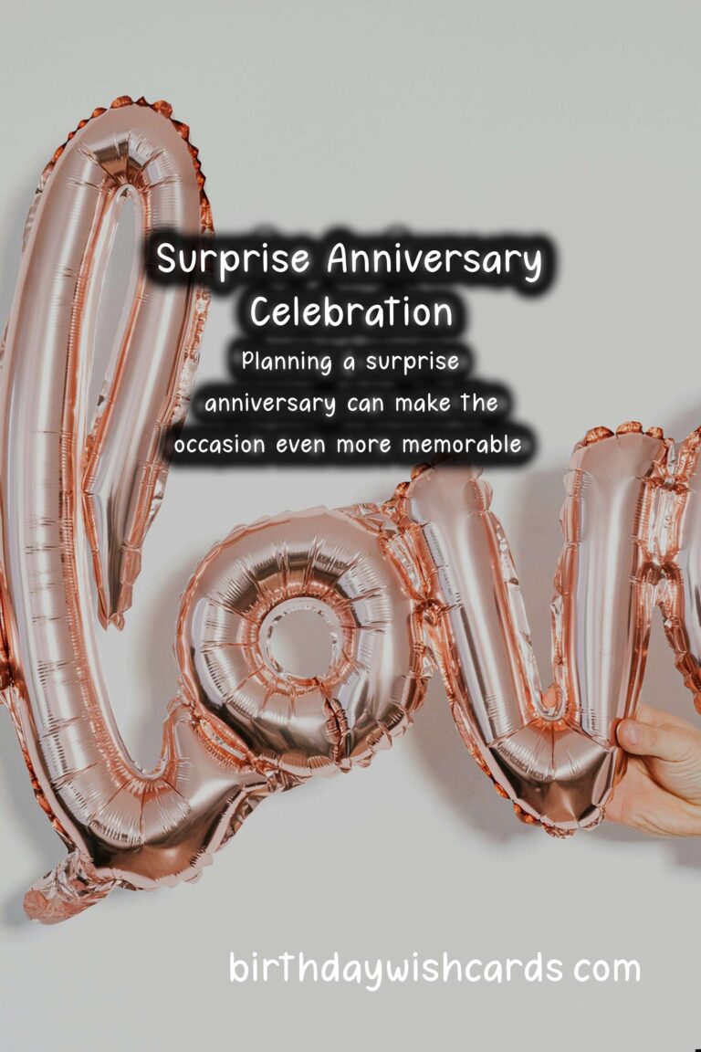 How to Plan a Surprise Anniversary for Lovers