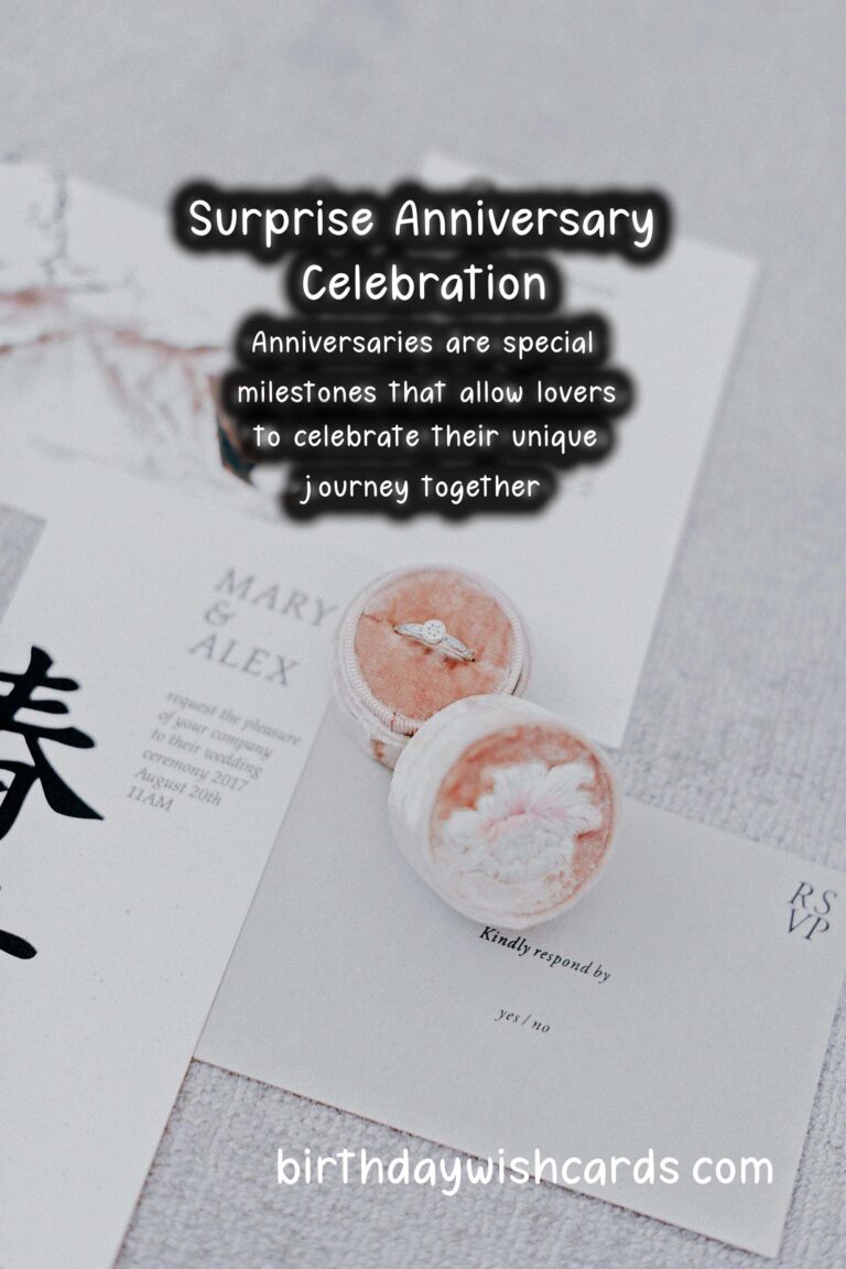 How to Plan a Surprise Anniversary for Lovers