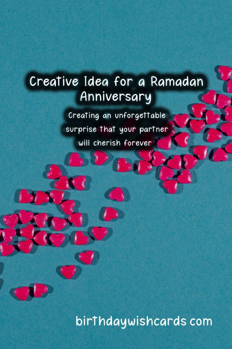 How to Plan a Surprise Anniversary for Ramadan