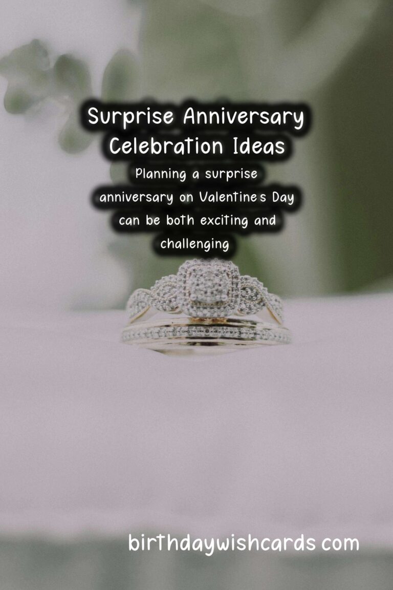 How to Plan a Surprise Anniversary for Valentine’s Day