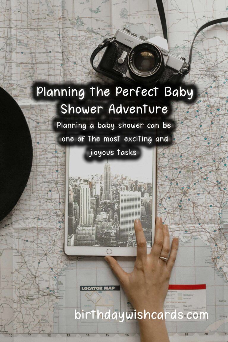 How to Plan the Perfect Baby Shower Adventure