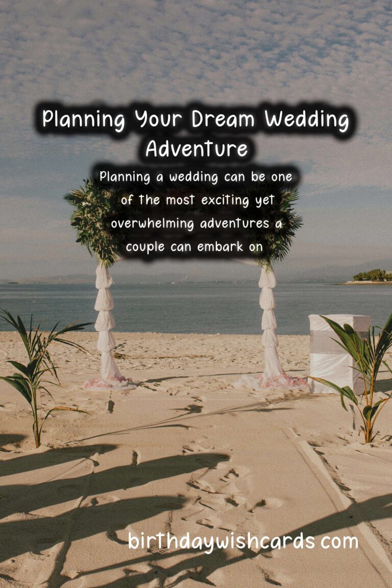 How to Plan the Perfect Wedding Adventure
