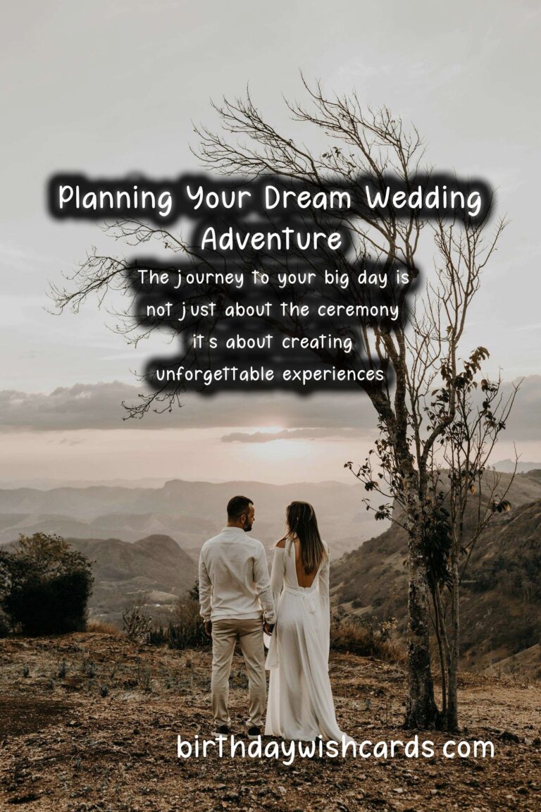 How to Plan the Perfect Wedding Adventure