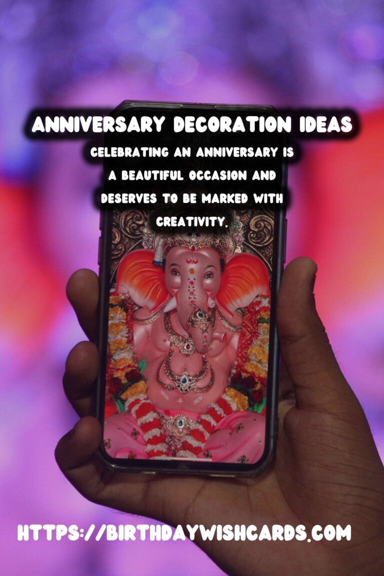 How to Prepare Anniversary Decoration Ideas That Shine