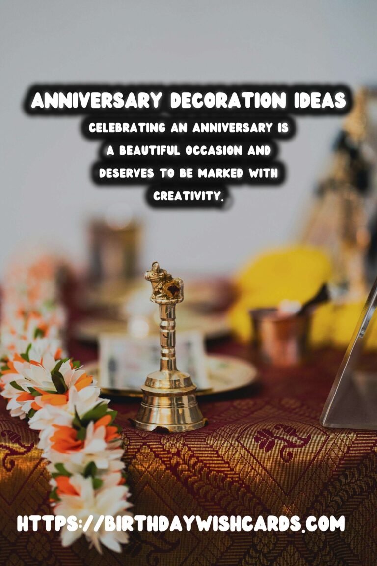 How to Prepare Anniversary Decoration Ideas That Shine