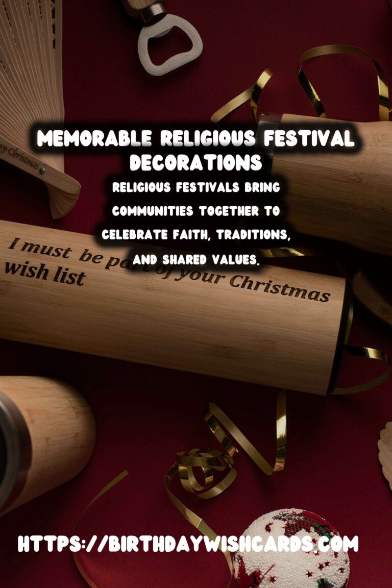 How to Prepare Religious Festival Themes That Make Memories
