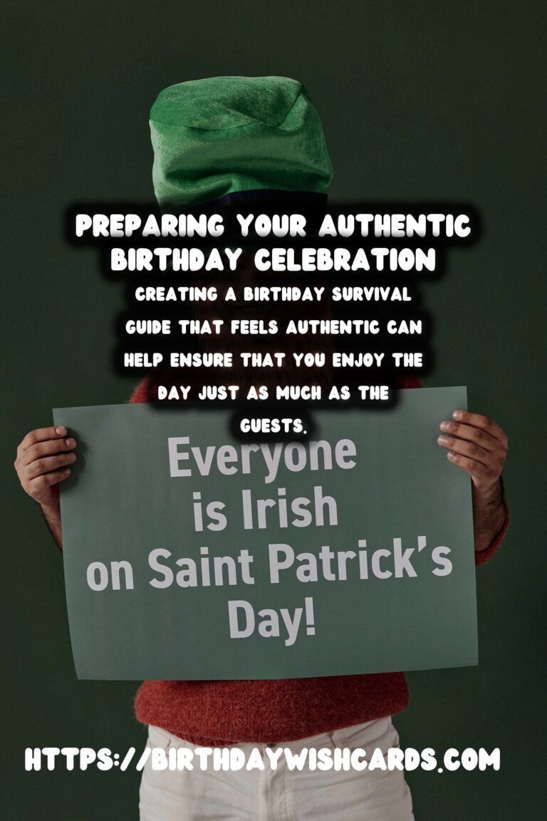 How to Prepare a Birthday Survival Guide That Feels Authentic