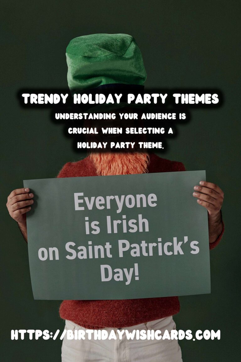 How to Write Holiday Party Themes That Are Trendy