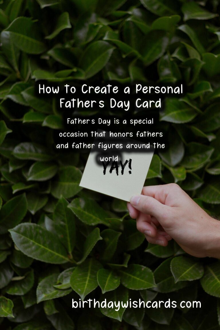 How to Write a Meaningful Father’s Day Card