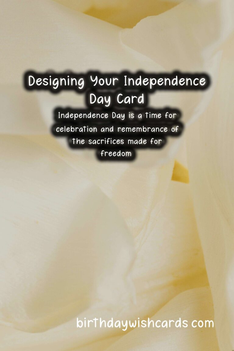 How to Write a Meaningful Independence Day Card