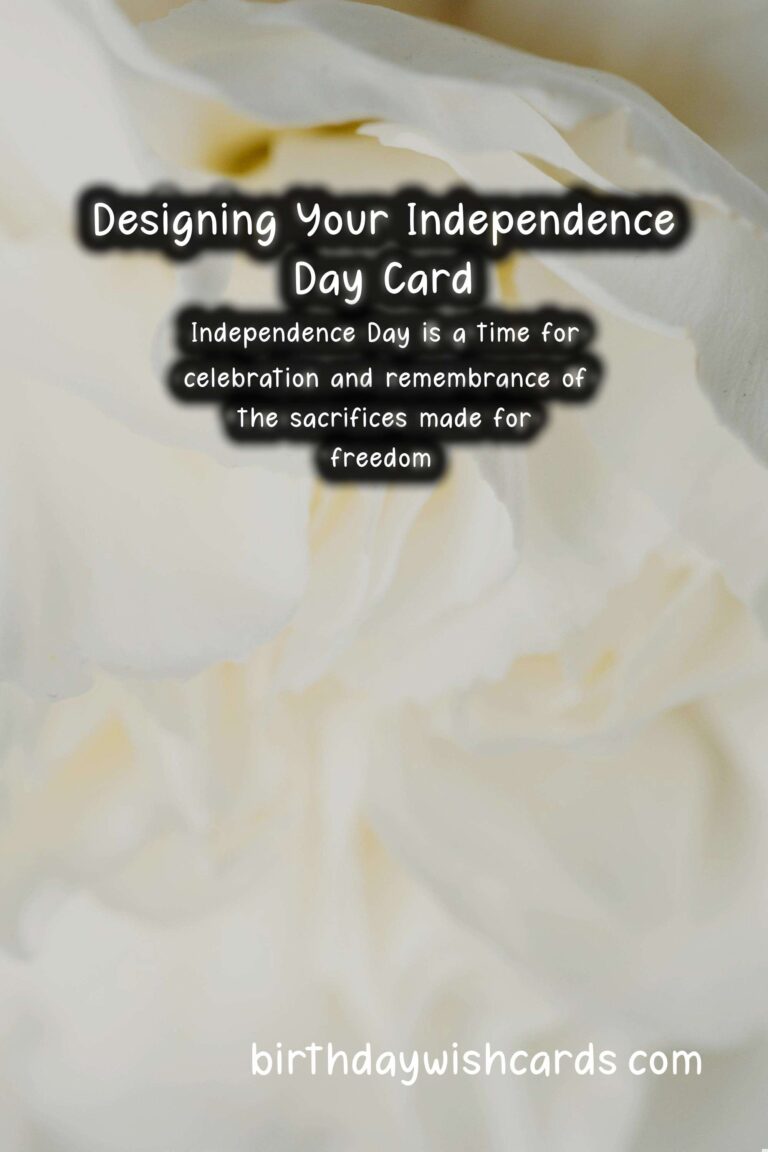 How to Write a Meaningful Independence Day Card
