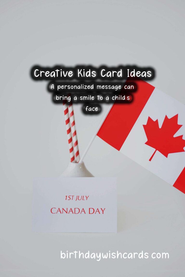 How to Write a Meaningful Kids Card