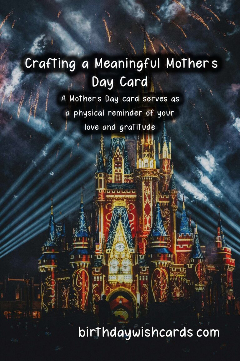 How to Write a Meaningful Mother's Day Card