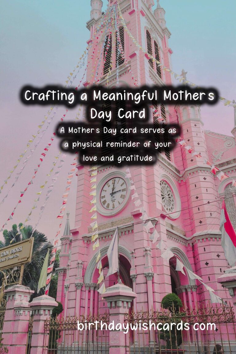 How to Write a Meaningful Mother's Day Card