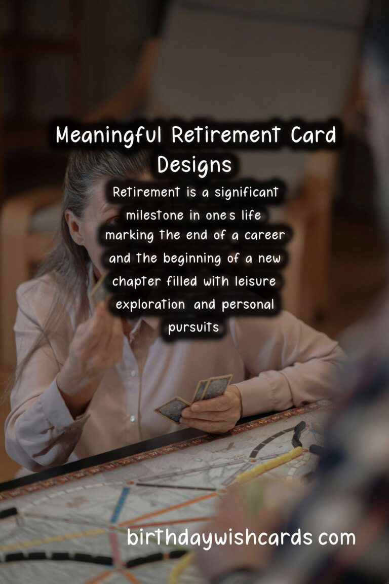 How to Write a Meaningful Retirement Card