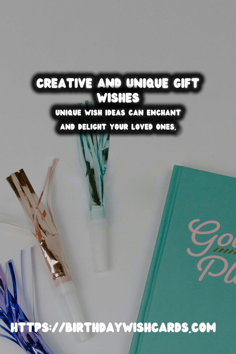 Incredible Ways to Plan Unique Wish Ideas